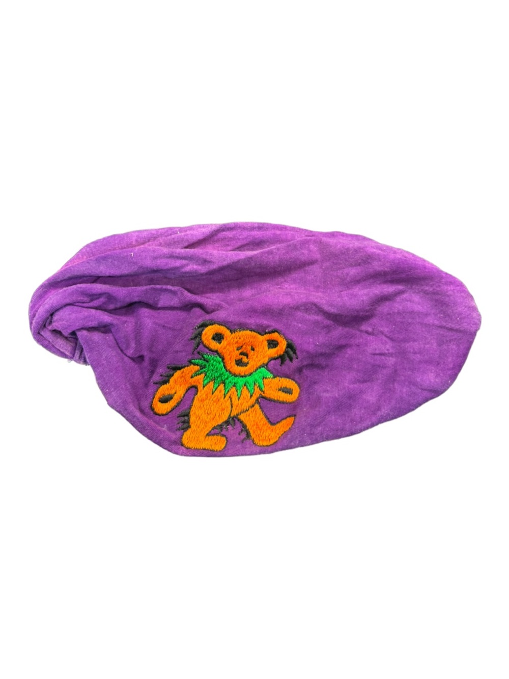 Purple Bear headband with elastic